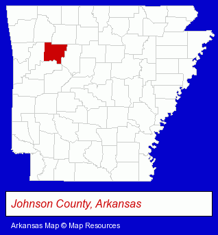 Arkansas map, showing the general location of Hardgrave Photography