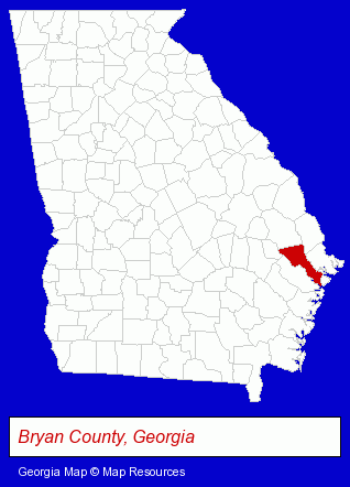 Georgia map, showing the general location of Cindy's Custom Framing & Antique Art Inc