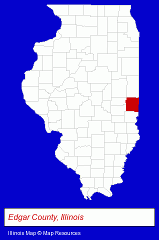 Illinois map, showing the general location of Andrew's at the Westbrook