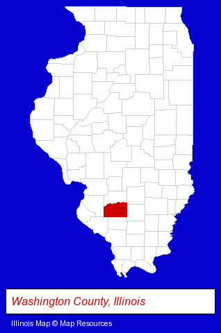 Illinois map, showing the general location of Old Exchange National Bank