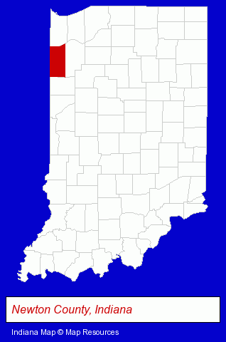 Indiana map, showing the general location of Butler Tool & Design Inc