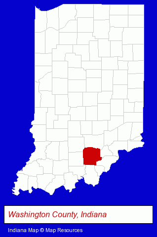 Indiana map, showing the general location of Made-Rite MFG