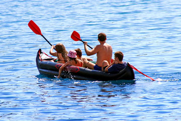 recreation - family canoe trip