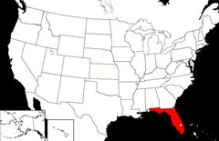 Florida Locator Map