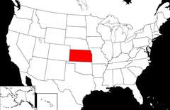 Kansas Locator Map