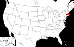 Massachusetts Locator Map
