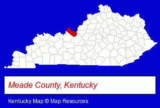 Kentucky map, showing the general location of Miguel's Mexican Restaurant
