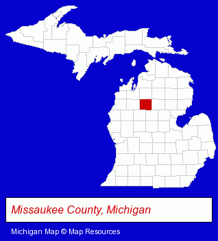 Michigan map, showing the general location of Allpro Technology