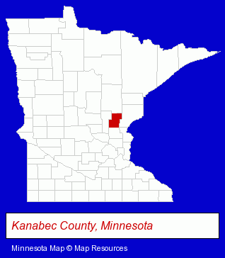 Minnesota map, showing the general location of Mora Unclaimed Freight