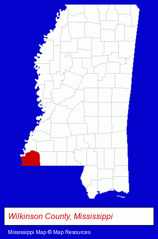 Mississippi map, showing the general location of Mc Cants' Mobile Homes LLC