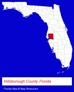 Florida map, showing the general location of Hay Exchange