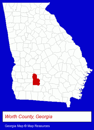 Georgia map, showing the general location of Performance Engine & Chassis