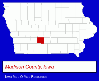 Iowa map, showing the general location of Digimage Arts