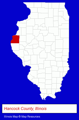 Illinois map, showing the general location of Rob Carson Auto Sales Inc