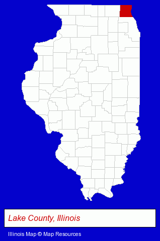 Illinois map, showing the general location of Structural Group Inc - Jan Blok Pe