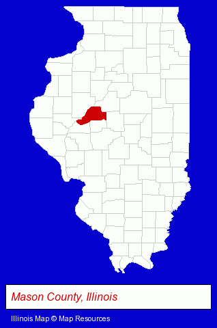 Illinois map, showing the general location of Nostaw Inc