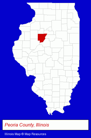 Illinois map, showing the general location of Cops Inc Security Solutions