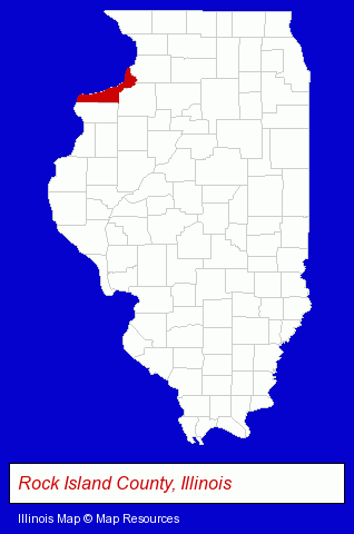 Illinois map, showing the general location of Carpentier Mitchell Goddard - Jerry L Goddard CPA