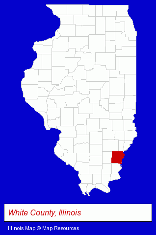 Illinois map, showing the general location of Picture Perfect Photography
