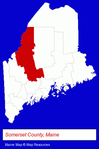 Maine map, showing the general location of Howard P Fairfield Inc