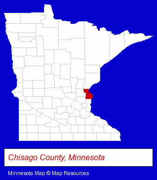 Minnesota map, showing the general location of Soft Dental