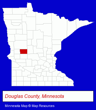 Minnesota map, showing the general location of Pro-Tainer Inc