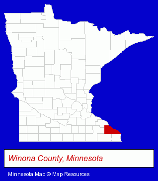 Minnesota map, showing the general location of Photography by Rich