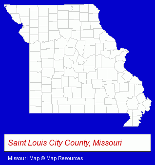 Missouri map, showing the general location of Smith Chiropractic & Acpnctr - Melissa A Smith DC