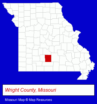 Missouri map, showing the general location of Farmers Insurance Agent Steven Hall