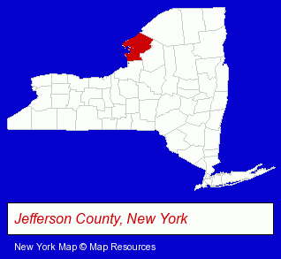 New York map, showing the general location of Black Horse Group