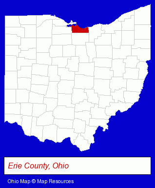 Ohio map, showing the general location of South Shore Transportation