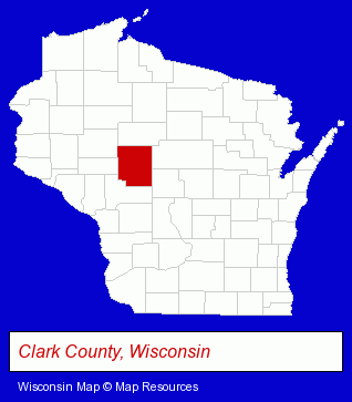 Wisconsin map, showing the general location of Westar Llc