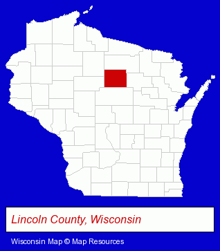 Wisconsin map, showing the general location of Dunn Financial Services LLC