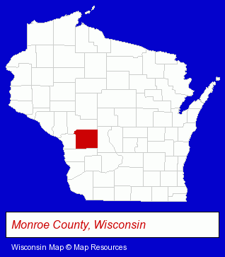 Wisconsin map, showing the general location of Active Health Chiropractic Center INC